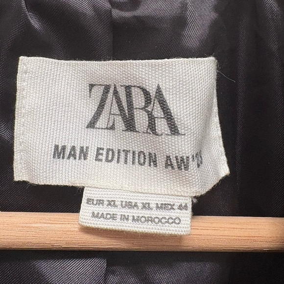 Zara Mens Hemp Silk Blend Blazer Size XL - Picture 9 of 9